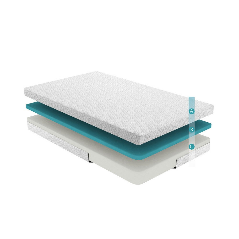 Mae Twin Size Mattress | Cool Gel Memory Foam | Tencel Cover | 6" Firm