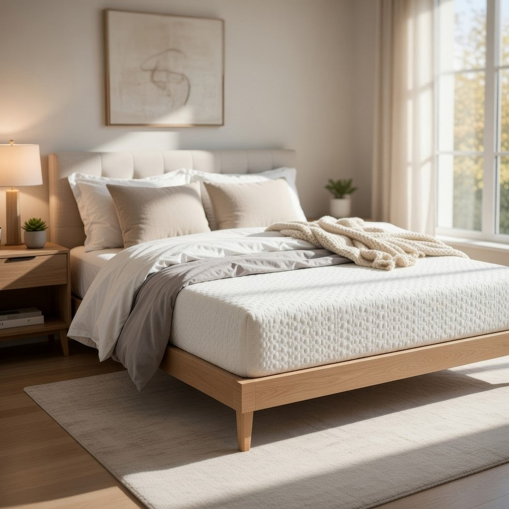 Mae Twin Size Mattress | Cool Gel Memory Foam | Tencel Cover | 8" Firm
