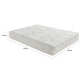 Mae Full Size Mattress | Cool Gel Memory Foam | Tencel Cover | 10" Firm