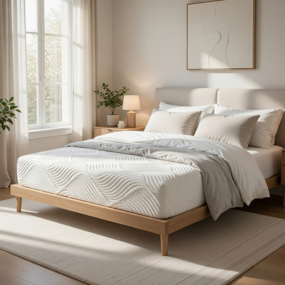 Mae Full Size Mattress | Cool Gel Memory Foam | Tencel Cover | 10" Firm