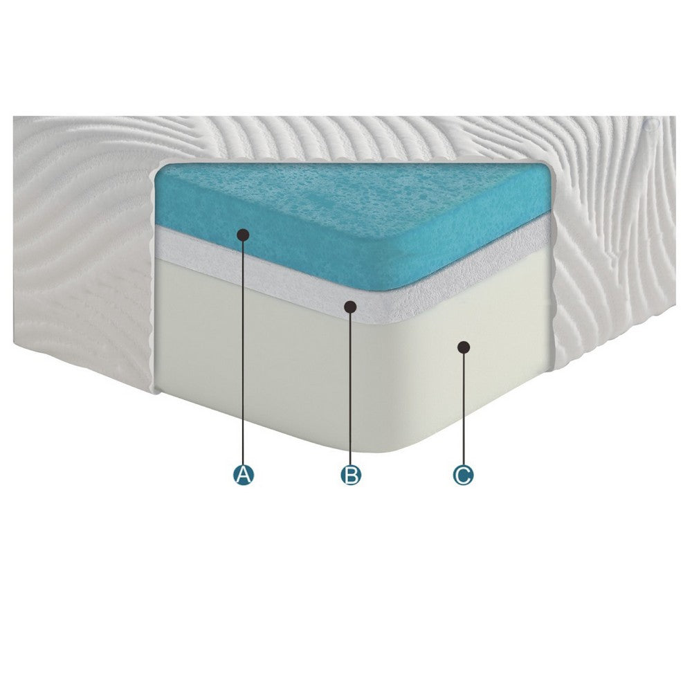 Mae Twin Size Mattress | Cool Gel Memory Foam | Tencel Cover | 10" Firm