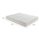 Mae Twin Size Mattress | Cool Gel Memory Foam | Tencel Cover | 10" Firm