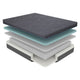 Kae Twin Size Mattress | Hybrid Gel Infused Memory Foam | 11" Medium