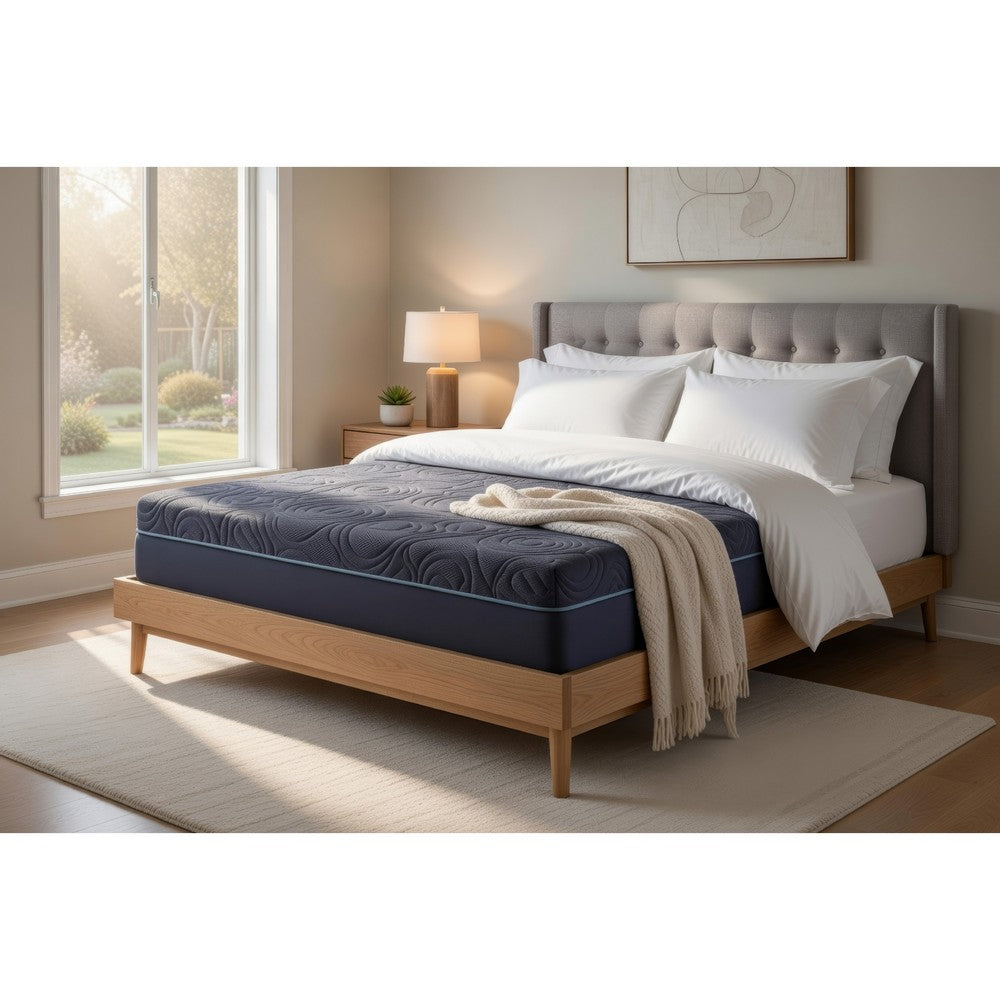 Kae Twin Size Mattress | Hybrid Gel Infused Memory Foam | 11" Medium