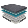 Kae California King Mattress | Hybrid Cool Gel Memory Foam | 14" Medium