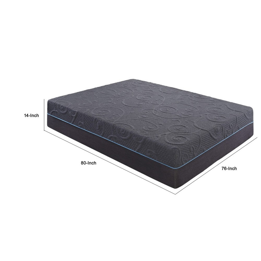 Kae King Size Mattress | Hybrid Cool Gel Memory Foam | 14" Medium Support