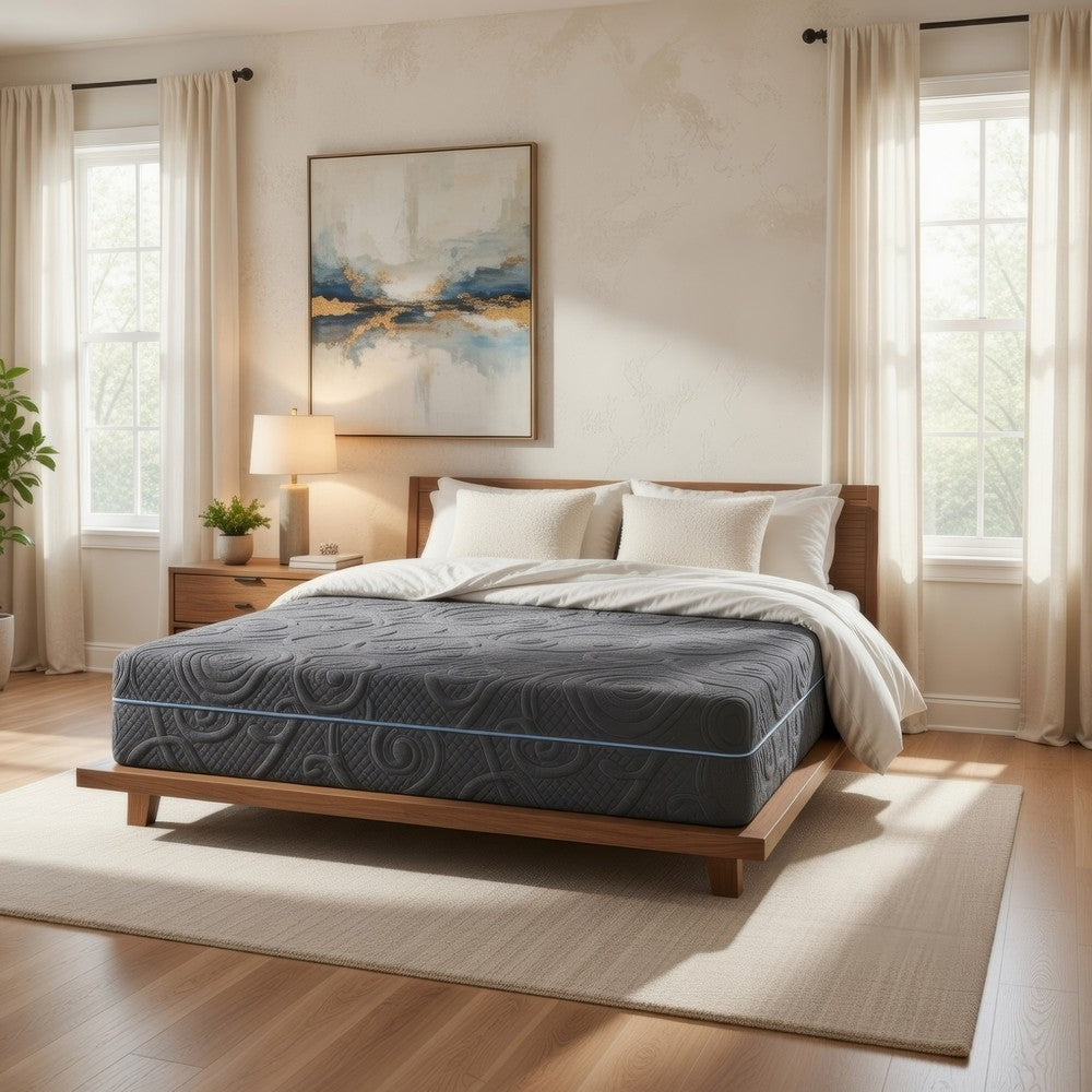 Kae King Size Mattress | Hybrid Cool Gel Memory Foam | 14" Medium Support