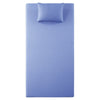 Fia Twin Mattress with 1 Pillow | Charcoal Gel Firm Memory Foam | Blue 7"