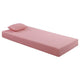 Fia Twin Mattress with 1 Pillow | Charcoal Gel Firm Memory Foam | Pink 7"