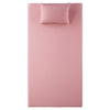 Fia Twin Mattress with 1 Pillow | Charcoal Gel Firm Memory Foam | Pink 7"