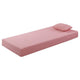 Fia Twin Mattress with 1 Pillow | Charcoal Gel Firm Memory Foam | Pink 7"