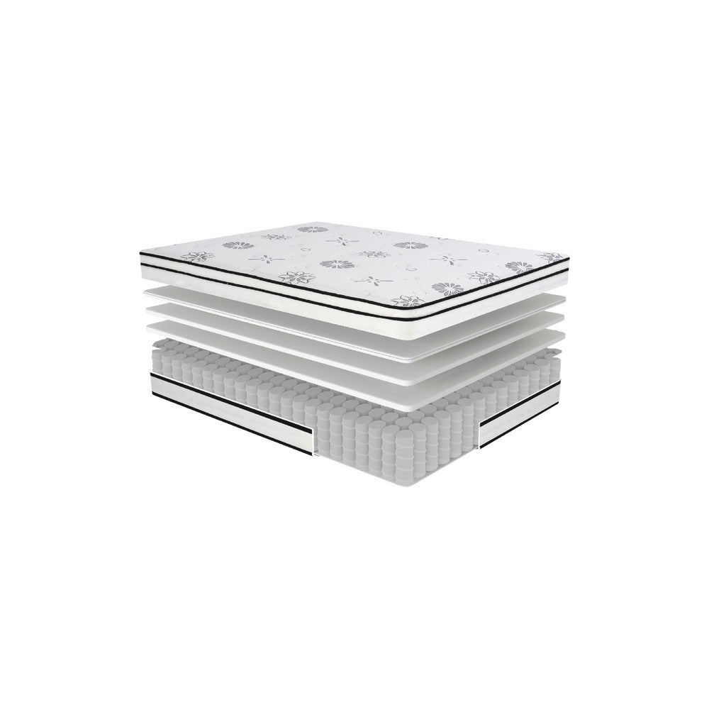 Via Twin Size Mattress | 4 Layer Hybrid Foam | 12" Medium Firmness
