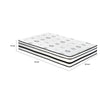 Via Twin Size Mattress | 4 Layer Hybrid Foam | 12" Medium Firmness