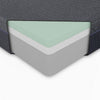 Bay Twin Mattress | Green Tea Cool Gel Infused Memory Foam | 11" Firm