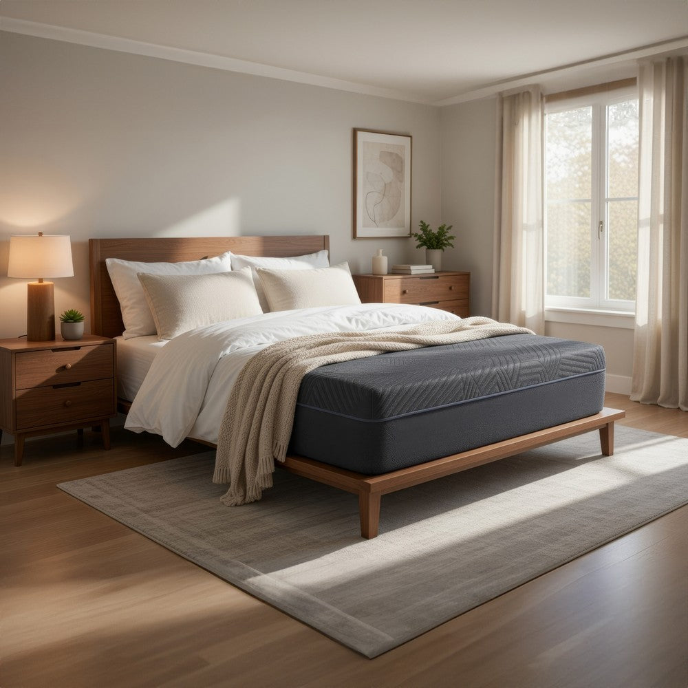 Bay Twin Mattress | Green Tea Cool Gel Infused Memory Foam | 11" Firm