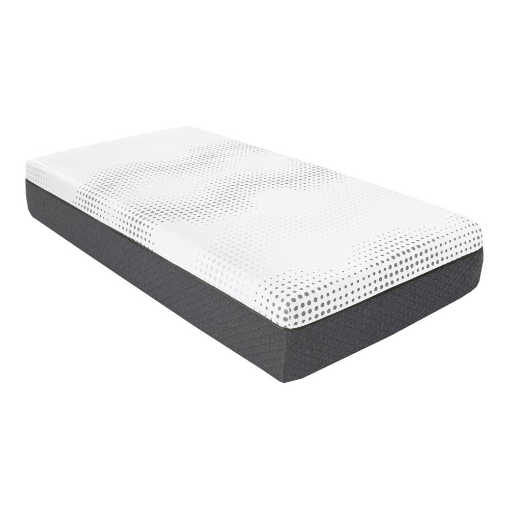 Mea Twin Mattress | Cooling Gel Green Tea Memory Foam | 12" Firm Support