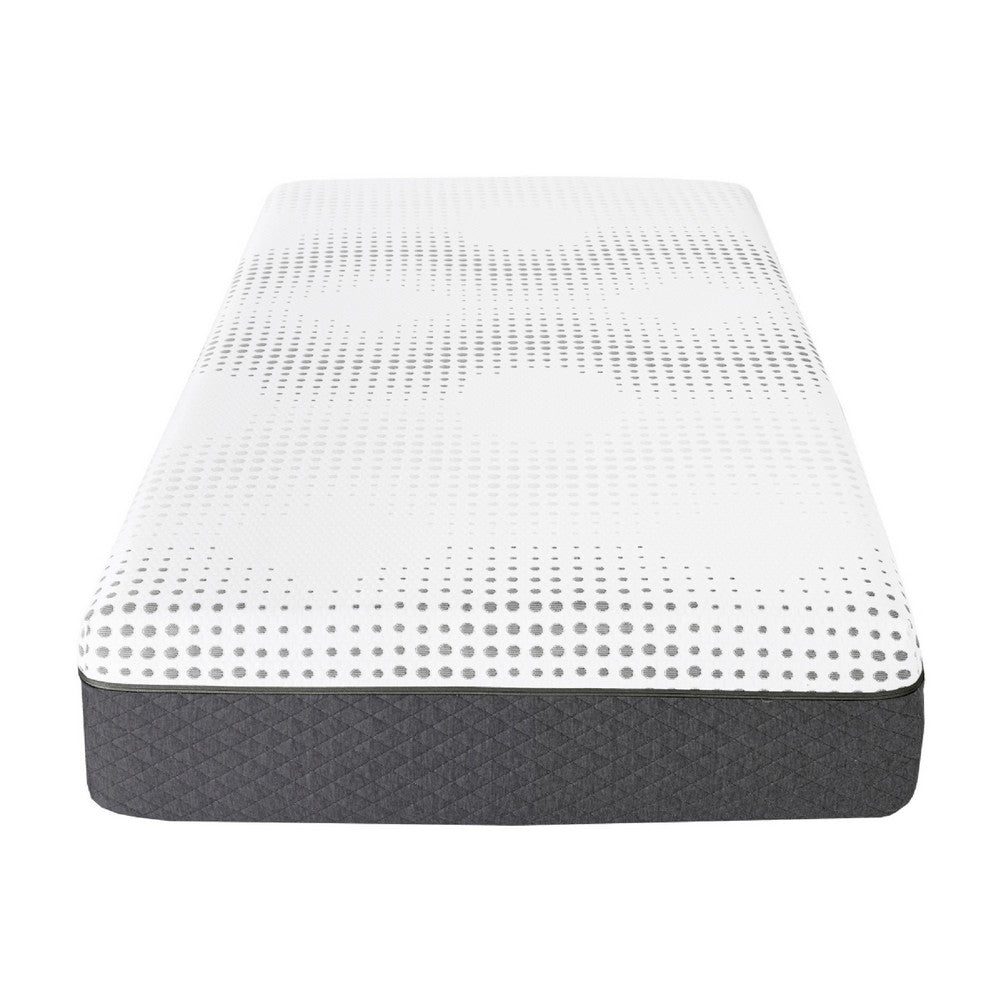 Mea Twin Mattress | Cooling Gel Green Tea Memory Foam | 12" Firm Support
