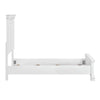 Jena Twin Size Bed | Paneled Frame Moldings | Modern Farmhouse White
