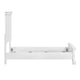 Jena Twin Size Bed | Paneled Frame Moldings | Modern Farmhouse White