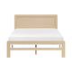 Cary Full Size Platform Bed | Original Scandinavian Style Natural Brown