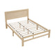 Cary Full Size Platform Bed | Original Scandinavian Style Natural Brown