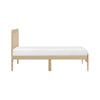 Cary Twin Size Platform Bed | Original Scandinavian Style Natural Brown