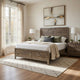 Mann Full Panel Bed, Farmhouse Plank Headboard, Weathered Pine Brown