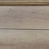 Lona Twin Panel Bed, Planked Frame w Molding, Sun-Bleached Natural Brown