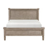 Cely Queen Canopy Bed | Paneled Headboard & Footboard | Farmhouse Oak Gray