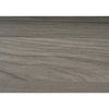 Waln King Bed | Horizontal Slats on Headboard & Footboard | Dark Gray Wood