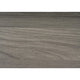 Waln King Bed | Horizontal Slats on Headboard & Footboard | Dark Gray Wood