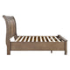 Bely Queen Sleigh Bed | Footboard Storage | Picture Frame Molding Brown Wood