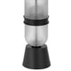Table Lamp with LED Light | Gray Drum Shade | Frosted Glass Base | 29"