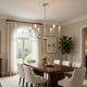 Kera 6 Light Candelabra Chandelier | 26" XL Modern Chrome Metal