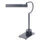 Modern Desk Lamp with LED Light & 2 USB Ports | 18" Iron Gray Finish