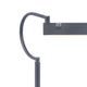 Modern Desk Lamp with LED Light & 2 USB Ports | 18" Iron Gray Finish