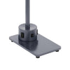 Modern Desk Lamp with LED Light & 2 USB Ports | 18" Iron Gray Finish