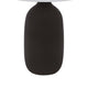 Table Lamp | White Drum Shade | 26" Hotel Quality Black Ceramic Base