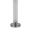 Table Lamp with LED Light | White Shade | Fluted Frosted Glass | 30"