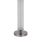 Table Lamp with LED Light | White Shade | Fluted Frosted Glass | 30"