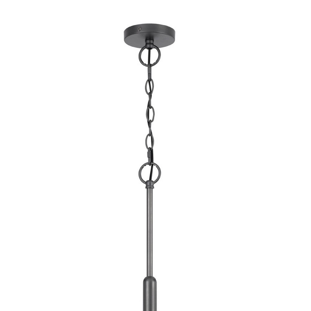 6-Light Candelabra Chandelier | 31" Antique Brass & Dark Bronze