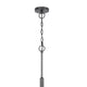 6-Light Candelabra Chandelier | 31" Antique Brass & Dark Bronze