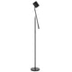 Floor Lamp with Touch Dimmer | 68" Angled Adjustable Arm | Black Metal