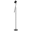 Floor Lamp with Touch Dimmer | 68" Angled Adjustable Arm | Black Metal
