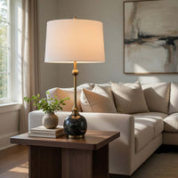 White, Antique Brass, Black