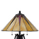 Eli Table Lamp | 17" Stained Tiffany Glass Shade | Bronze Meta, Resin