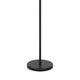 Avira 61" Floor Lamp | Speckled Hardback Kraft Paper Shade | Black Metal