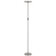 Floor Lamp with LED Torchiere | Touch Dimmer | 70" Brushed Steel