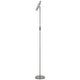 Floor Lamp with LED Torchiere | Touch Dimmer | 70" Brushed Steel