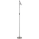 Floor Lamp with LED Torchiere | Touch Dimmer | 70" Brushed Steel